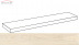 Плитка Italon Рум Вуд Уайт ступень угловая левая (33x120)